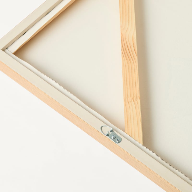 Vista Ripple Natural Square Wall Art