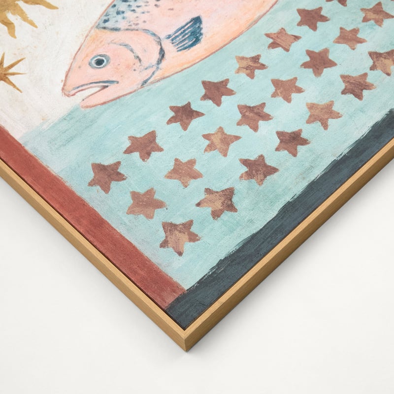 Solara Fish Collage Multi Canvas