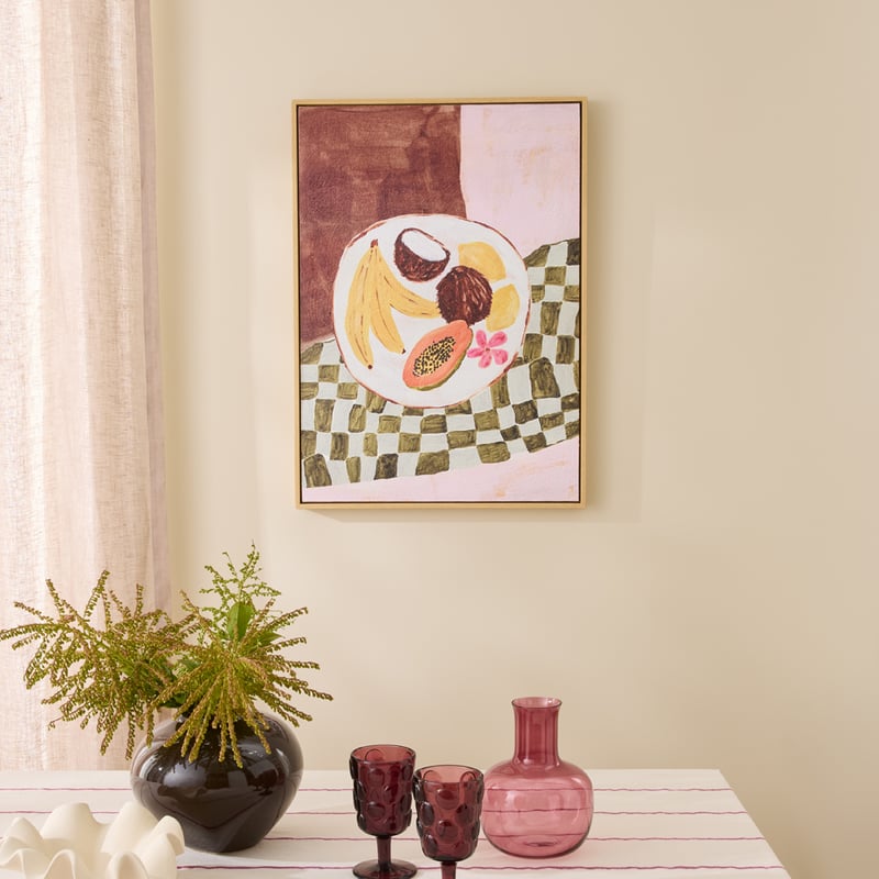 Solara Fruit Bowl Multi Canvas