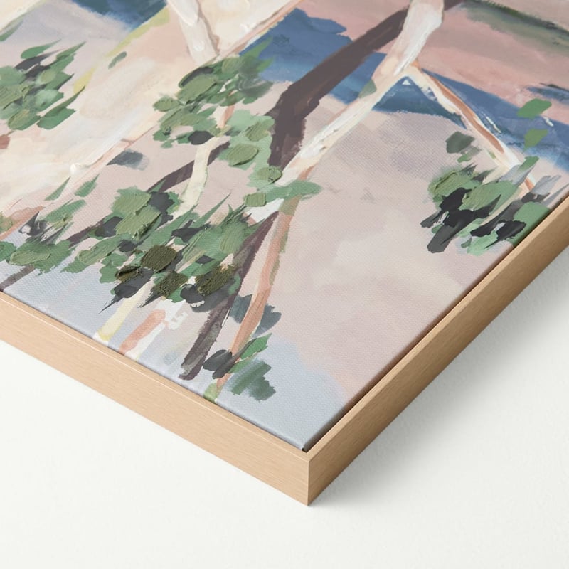 Native Gum Grove Landscape Canvas