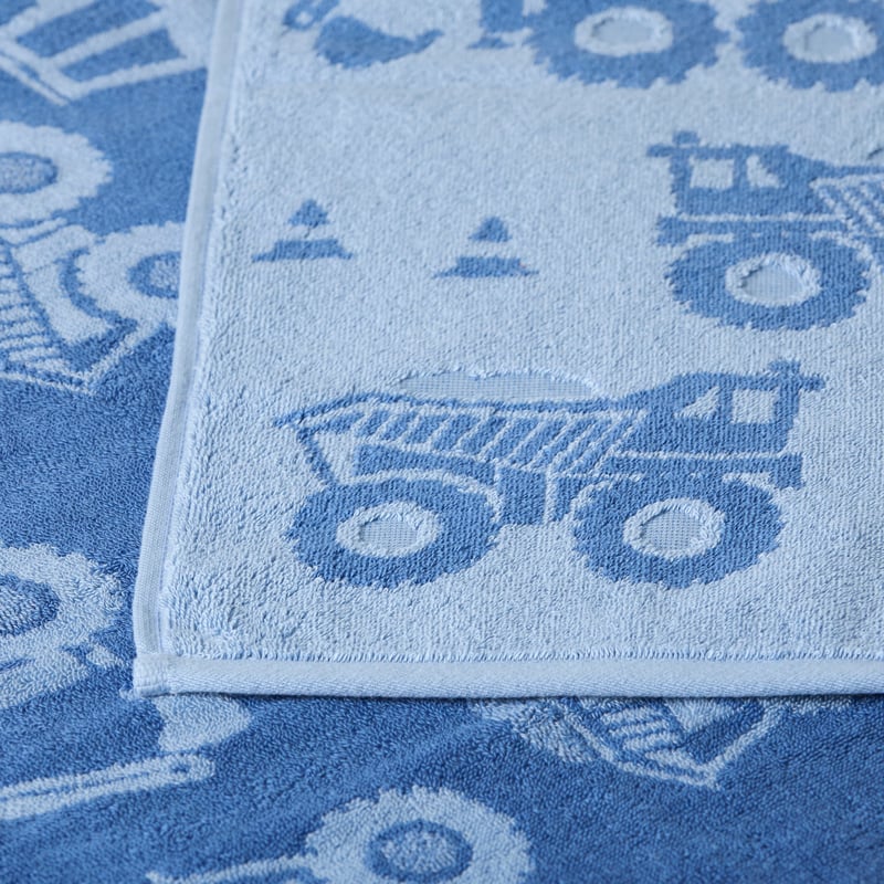 Truck Town Blue Towel Range 
