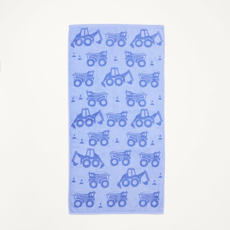 Truck Town Blue Towel Range 