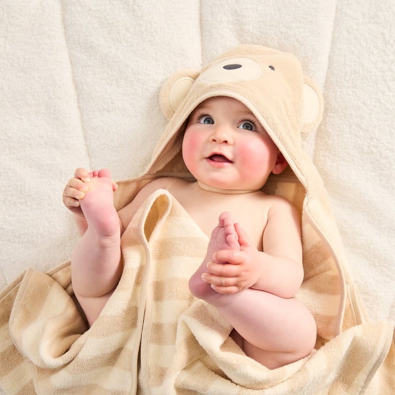 Nursery Bear Hooded Towel