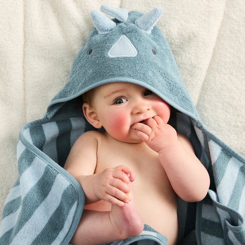 Nursery Dino Hooded Towel