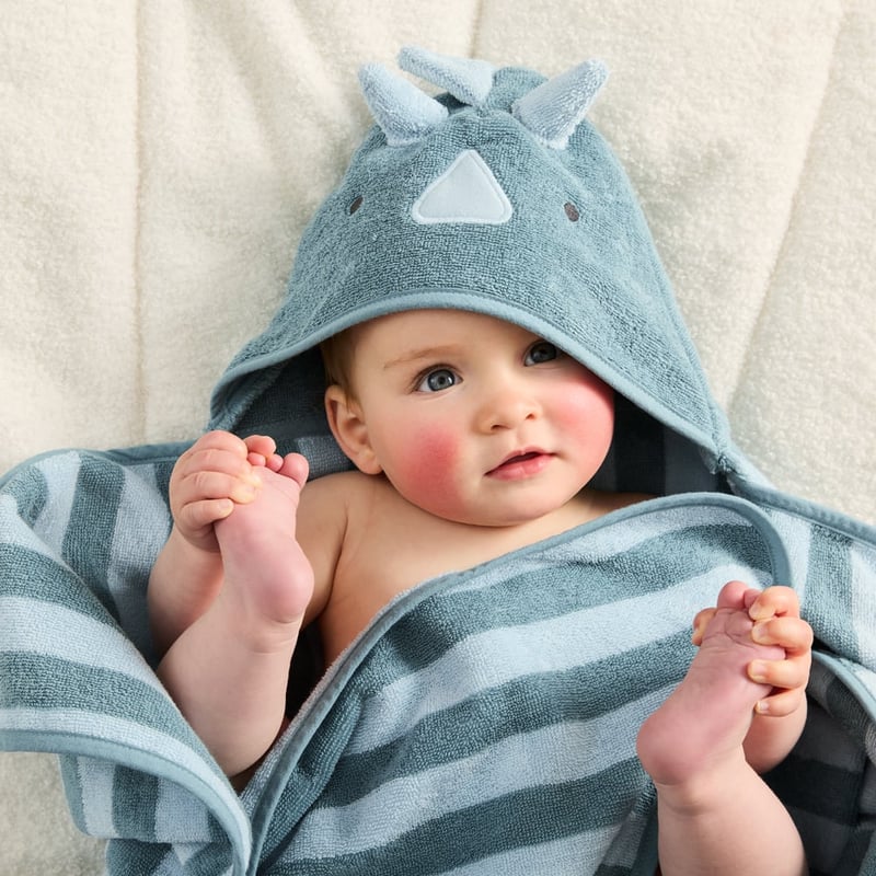 Nursery Dino Hooded Towel