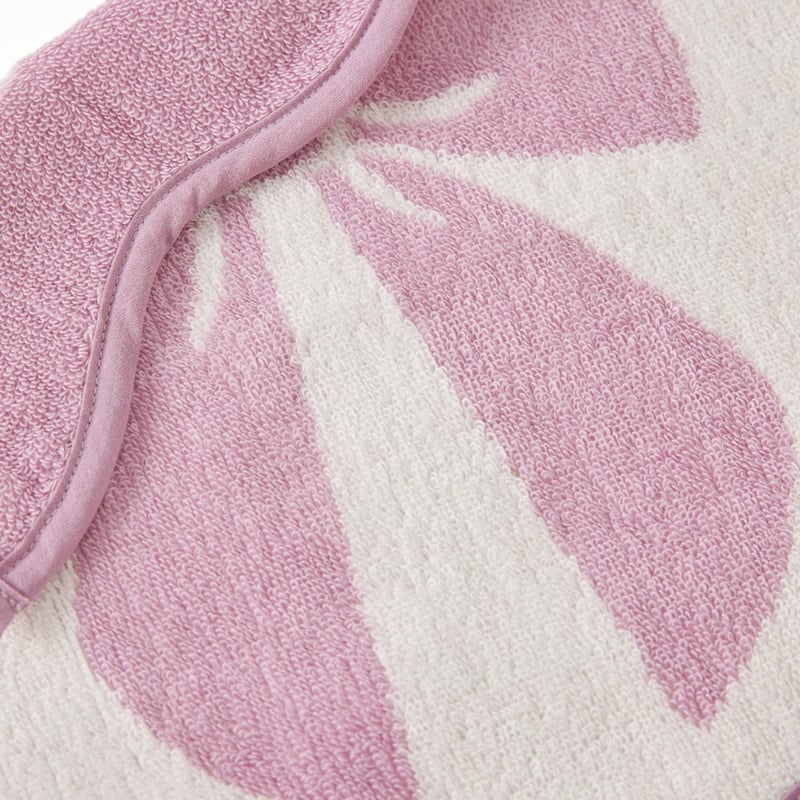 Bow Dusty Lilac Scallop Towel Range