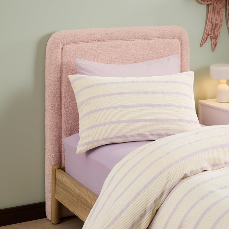Violet Chenille Cream Quilted Quilt Cover Set