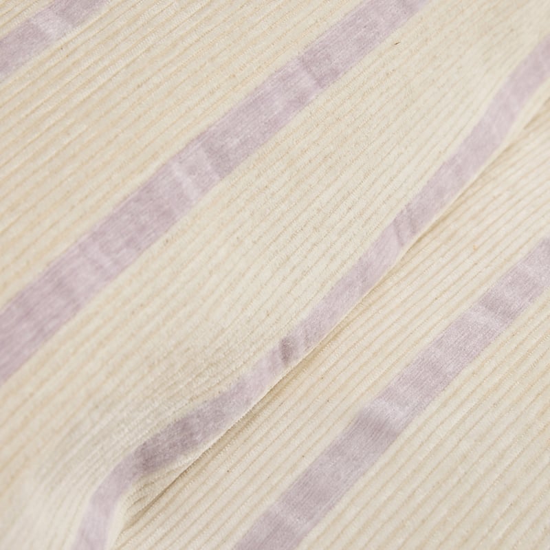 Violet Chenille Cream Quilted Quilt Cover Set