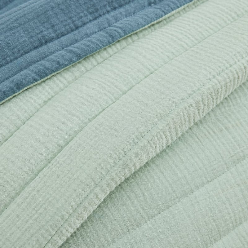 Sloane Sage Spot Coverlet