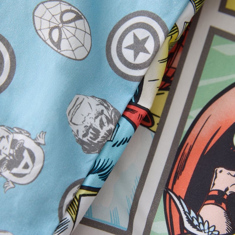 Marvel Comics Multi Cot Quilt Cover Set