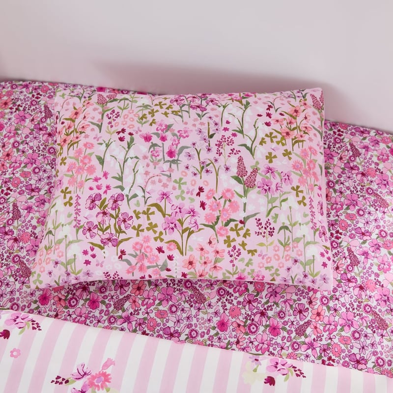 Heirloom Ellie Pink Quilted Quilt Cover Set