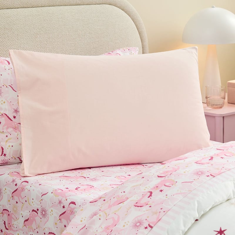 Starla Pink Text Pillowcase