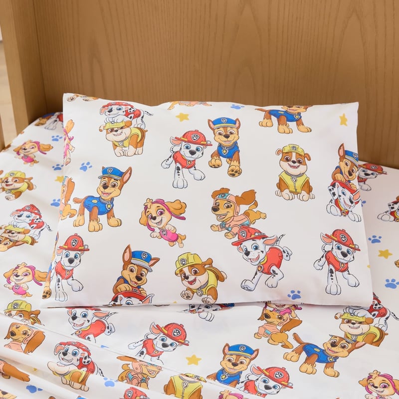 Paramount Paw Patrol White Sheet Set