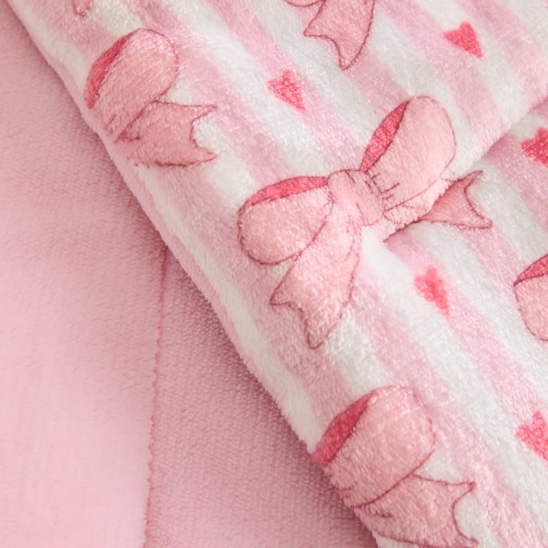 Bow Love Super Cuddly Blanket