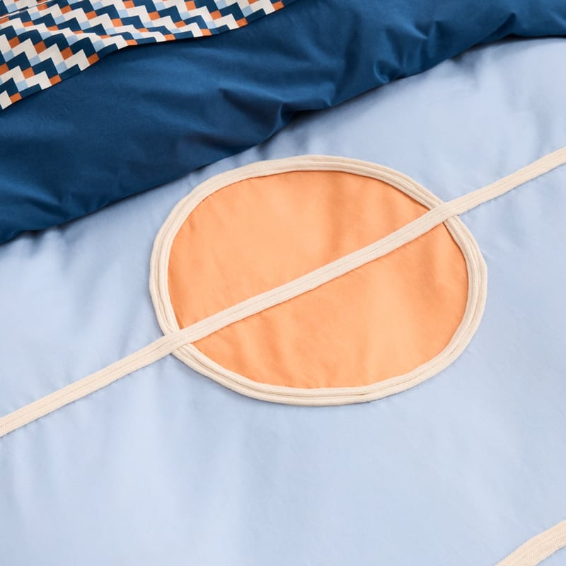 Sports Court Blue Rope Quilt Cover Set