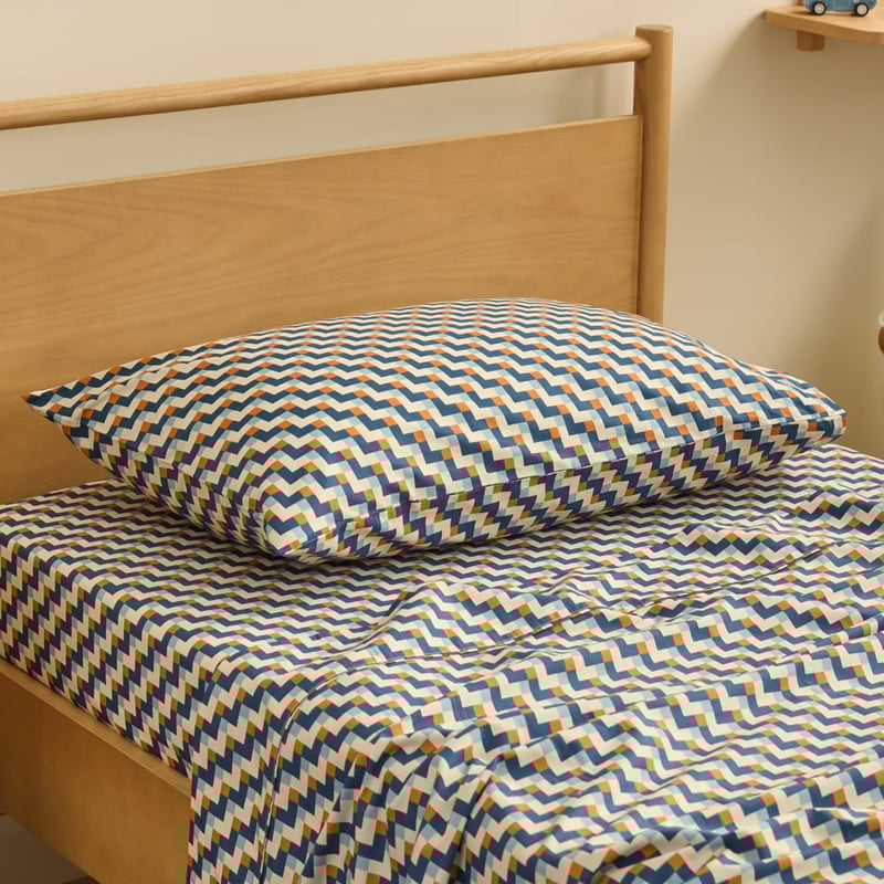 Geo Jigsaw Blues Sheet Set