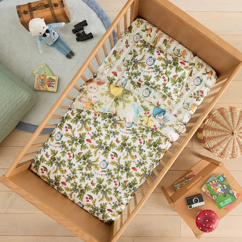 Fleur Harris Faraway Tree Sage Quilt Cover Set