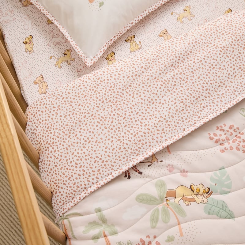 Disney The Lion King Quilted Cot Quilt Cover Set