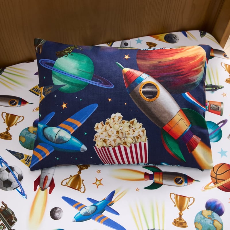 Fleur Harris Out Of This World Navy Quilt Cover Set