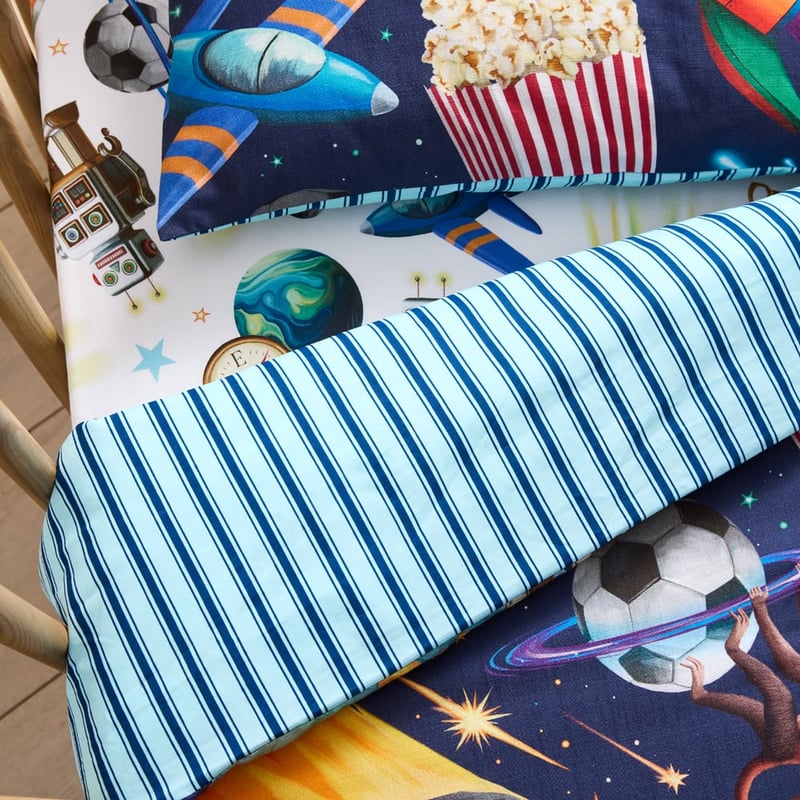 Fleur Harris Out Of This World Navy Quilt Cover Set