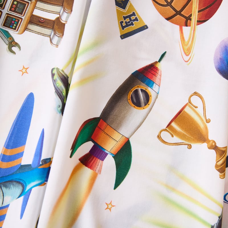 Fleur Harris Out Of This World White Sheet Set