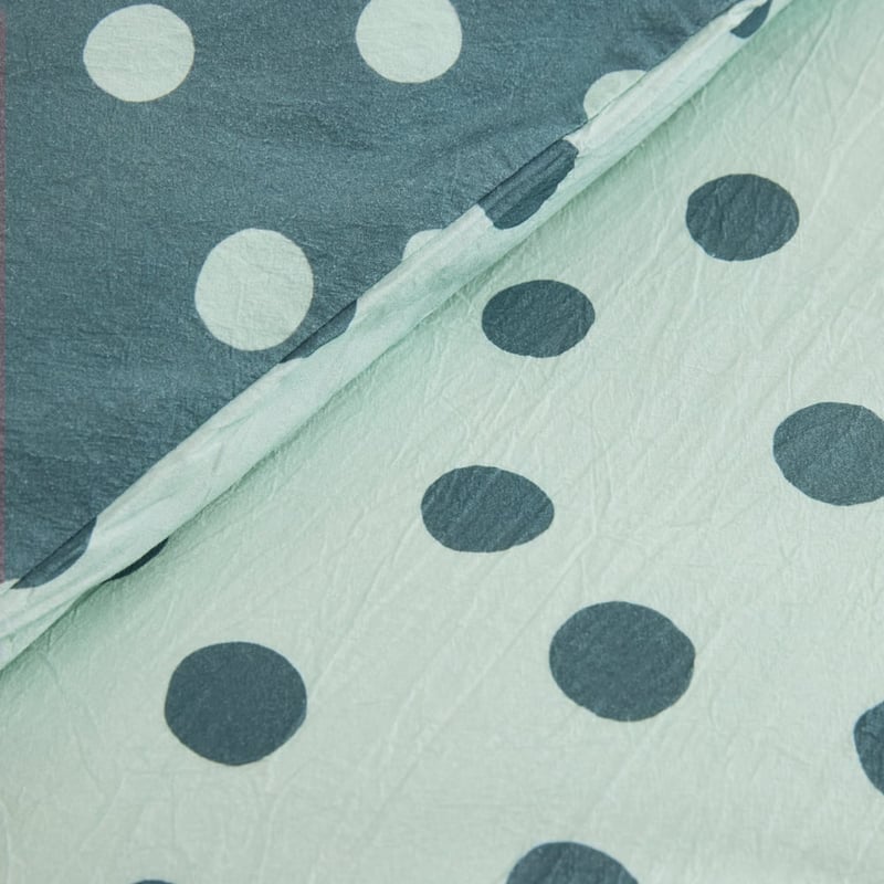 Stonewashed Sloane Sage Spot Quilt Cover Set