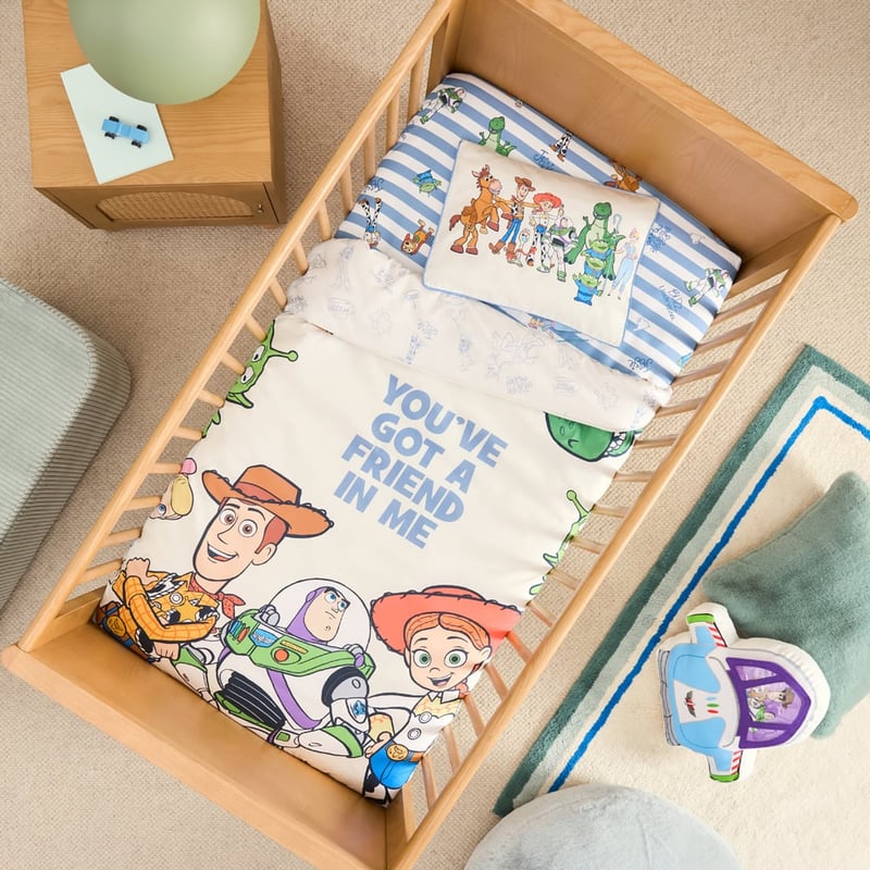 Disney Pixar Toy Story Kindness Club Natural Quilt Cover Set