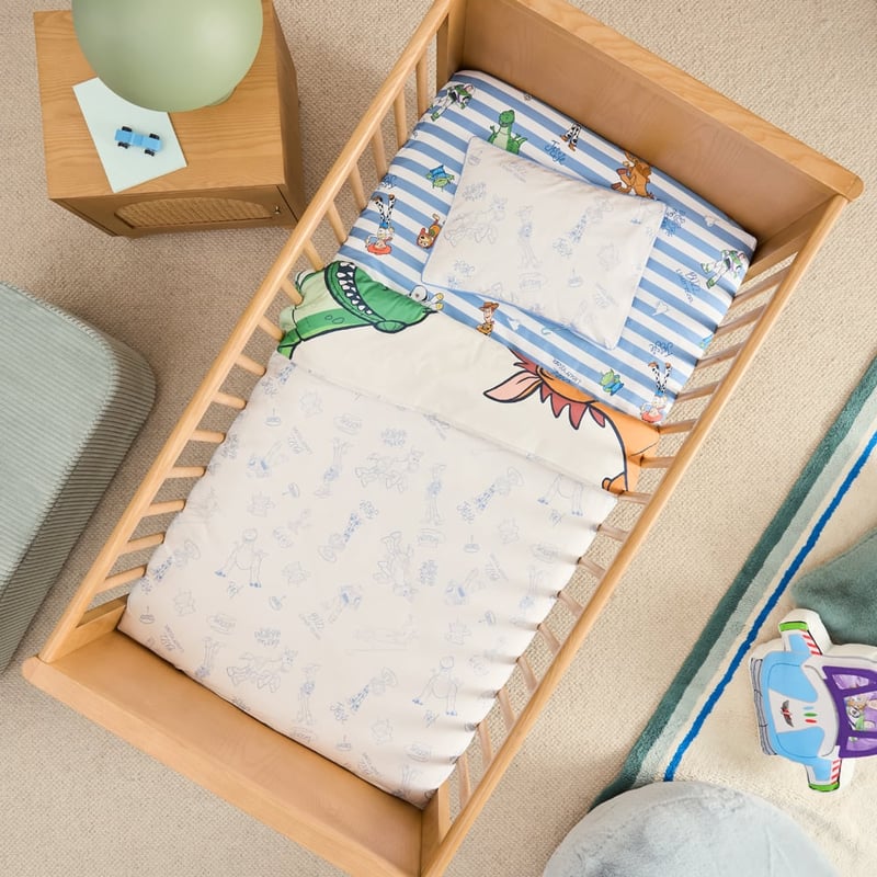 Disney Pixar Toy Story Kindness Club Natural Quilt Cover Set