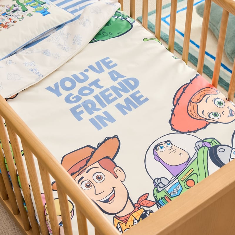 Disney Pixar Toy Story Kindness Club Natural Quilt Cover Set