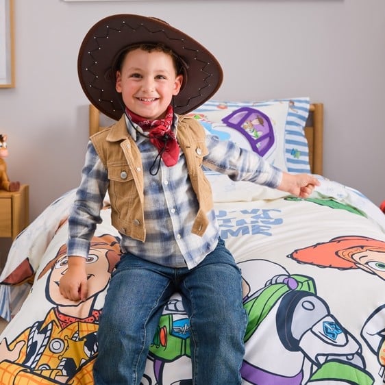 Disney Pixar Toy Story Kindness Club Natural Quilt Cover Set