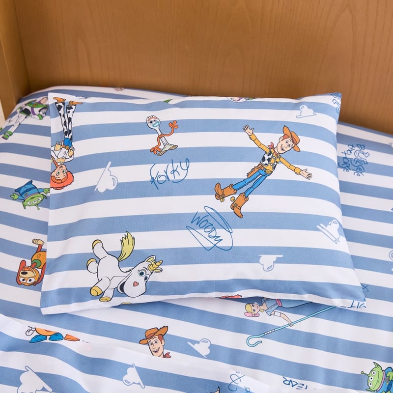Disney Pixar Toy Story Kindness Club Blue Stripe Sheet Set