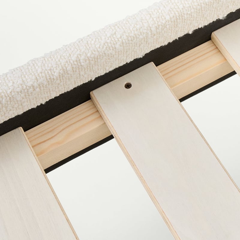 Riley Natural Boucle Full Bed