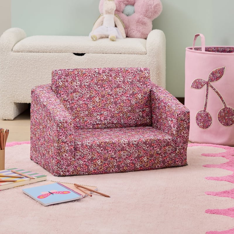 Cherry Blossom Pink Flip Out Sofa