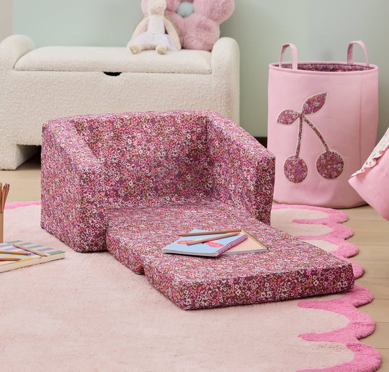 Cherry Blossom Pink Flip Out Sofa