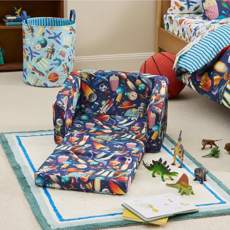 Fleur Harris Out Of This World Blue Flip Out Sofa