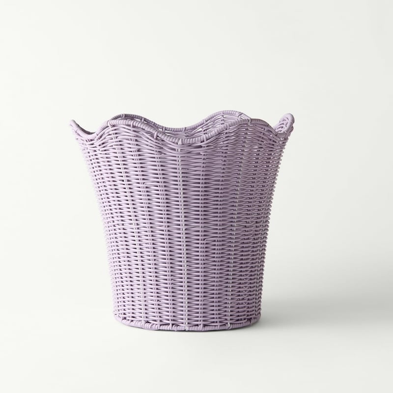 Bow Lilac Storage Basket