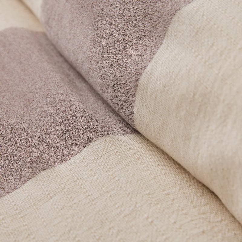 Atlas Natural & Raisin Stripe Quilt Cover Set + Separates