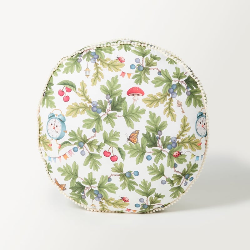 Fleur Harris Faraway Tree Natural Toadstool Cushion