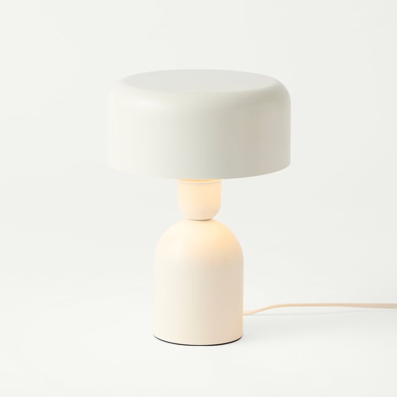 Soho White Soft Touch Lamp