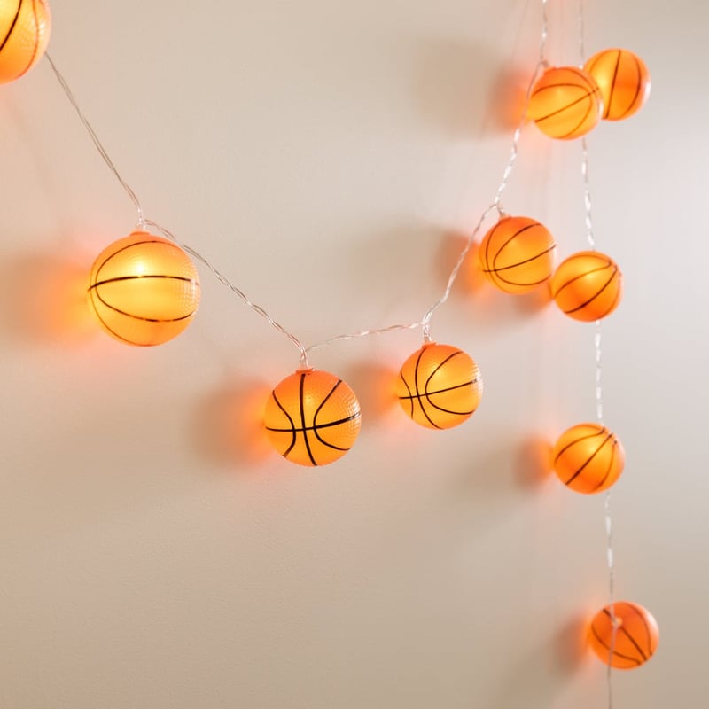Basketball Novelty String Lights