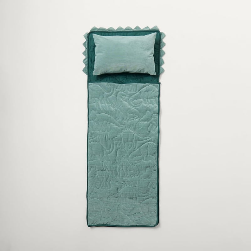 Bedrock Dreams Green Sleeping Bag