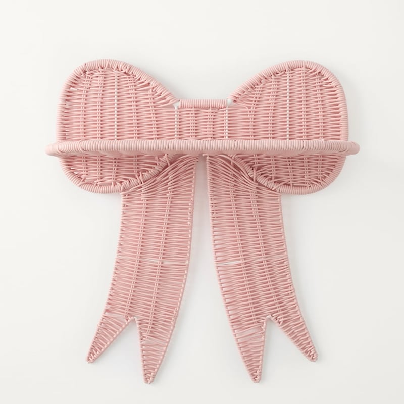 Pretty Bow Pink Wall Shelf
