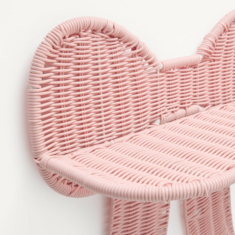 Pretty Bow Pink Wall Shelf