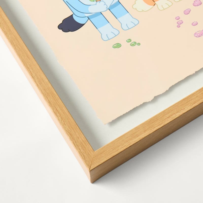 BBC Bluey Ice Cream Multi Wall Art