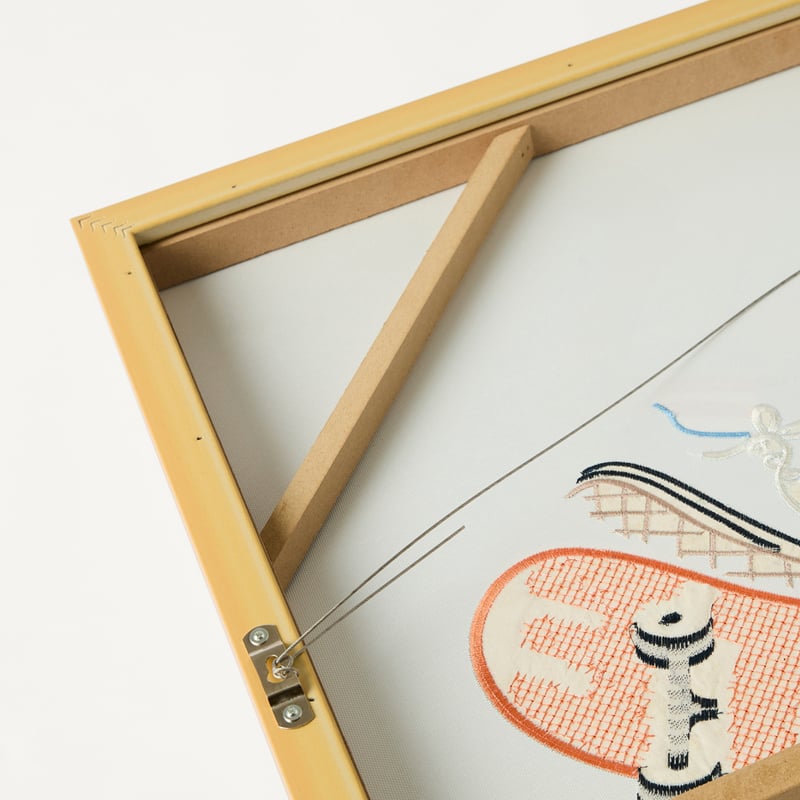Skateboard Blue Wall Art