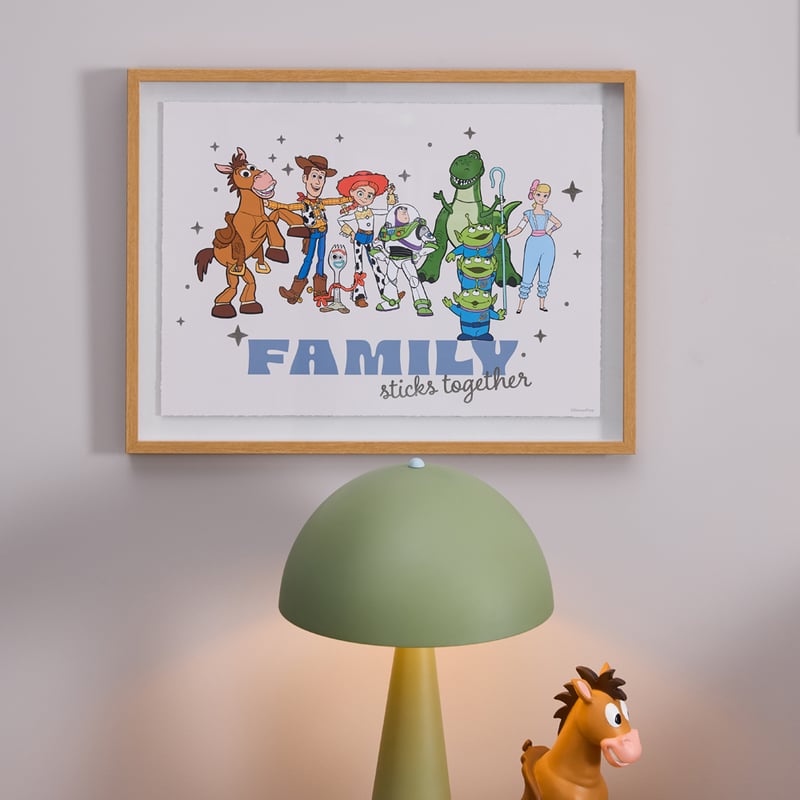 Adairs Kids - Disney Pixar Toy Story Natural Frame Colour Wall Art | Adairs