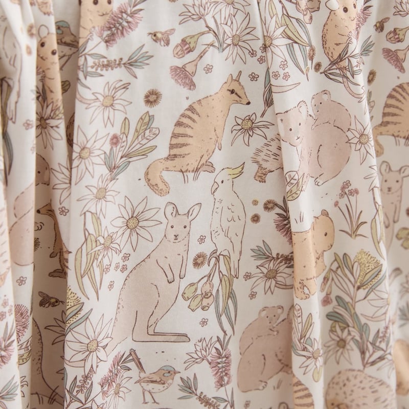 Jersey Multi Australian Animals Swaddles Pack of 2