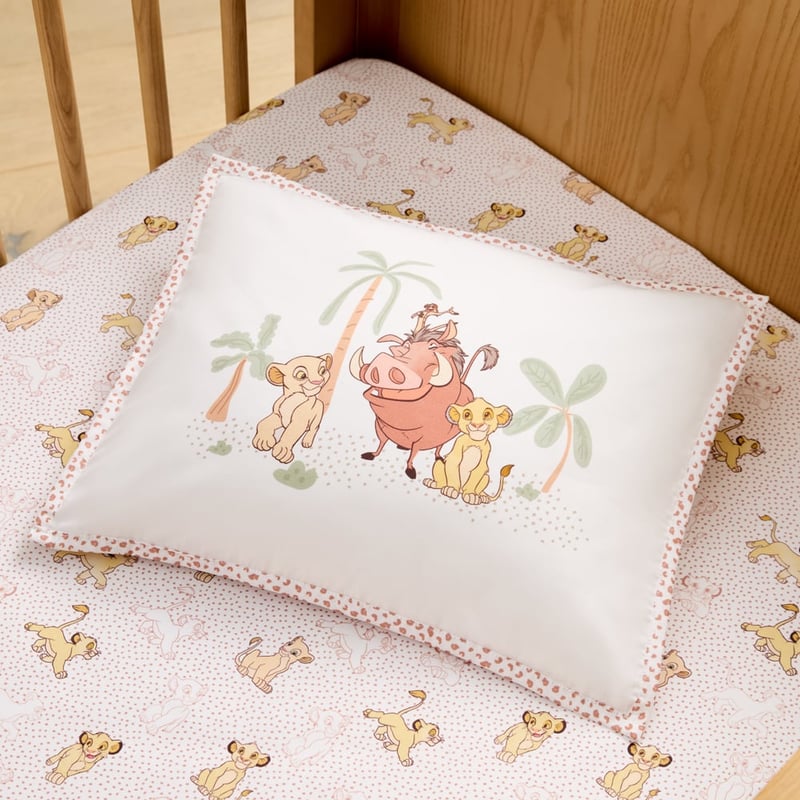 Disney The Lion King Cot Text Pillowcase 