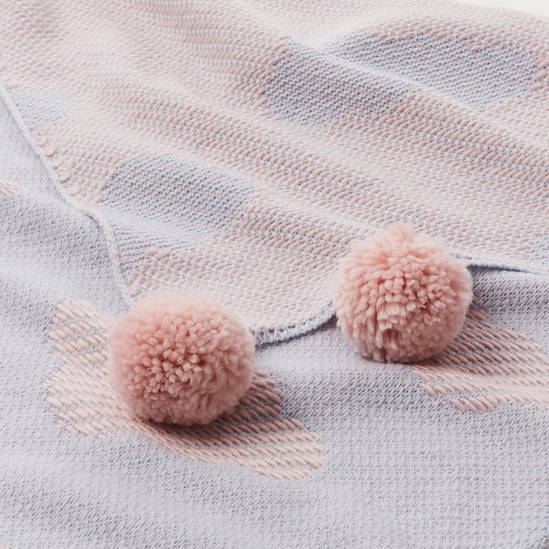 Cloud Blue Baby Blanket