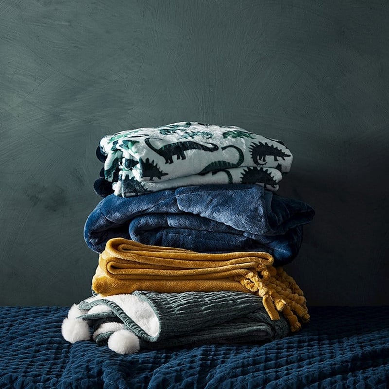 Kids Ultrasoft Dinosaur Blanket